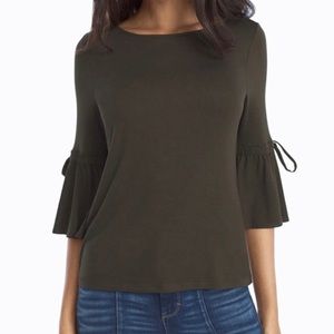 WHBM Bell Sleeve Top